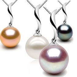 Pendente in argento 925 con perla di Acqua Dolce AAA