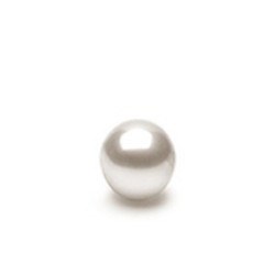 Perla di coltura di Acqua Dolce 6-7 mm bianca rotonda AAA