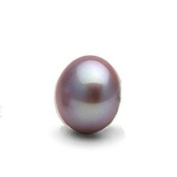 Perla di coltura di Acqua Dolce 10-11 mm Lavanda forma a bottone AA+