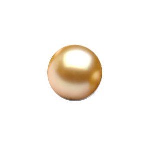 Perla Gold Akoya (dorata) da 8-8,5 mm semi forata AAA