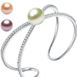 Braccialetto in Argento 925 e perla d'acqua dolce DOUCEHADAMA