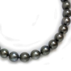 Collana 43 cm di Perle di Tahiti da 11 a 12 mm qualità AA
