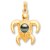 Pendente tartaruga oro 18k 8,05 grammi perla di Tahiti