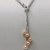Collana pendente in Argento 925 con perle d'acqua dolce DOLCEHADAMA